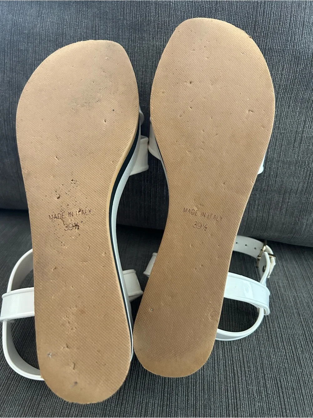 Fendi White Hydra Jelly Platform Sandals Size 39.5 (9.5)